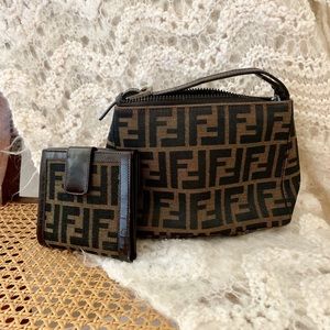 Small Fendi handbag and Fendi wallet